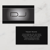 Noble Gewohnheit DJ-Visitenkarte Visitenkarte (Vorne/Hinten)