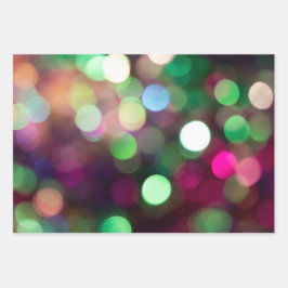 Noble glitzernde Bokelleuchten! Geschenkpapier Set