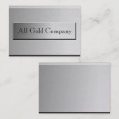 Noble Gold-Namensschild-Visitenkarten Visitenkarte (Vorne/Hinten)
