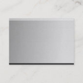 Noble Gold-Namensschild-Visitenkarten Visitenkarte (Rückseite)