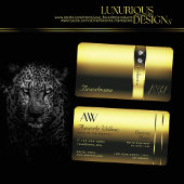 Noble Golden Decorative Schimmerschimmerton Diamon Visitenkarte