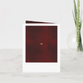 Noble GoldFotohochzeit Burgunders metallische Einladung (Rückseite)