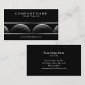 Noble Golf-Visitenkarte Visitenkarte (Vorne/Hinten)