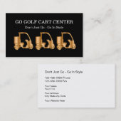 Noble Golfmobil-Visitenkarte Visitenkarte (Vorne/Hinten)