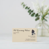 Noble Haustier-Pflegendienstleistungen Visitenkarte (Stehend Vorderseite)