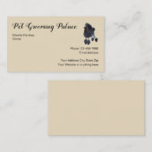 Noble Haustier-Pflegendienstleistungen Visitenkarte (Vorne/Hinten)