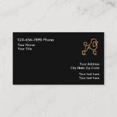 Noble Haustier-PflegenVisitenkarten Visitenkarte (Rückseite)