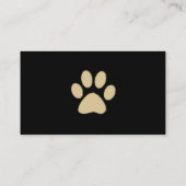 Noble Haustier-Visitenkarten Visitenkarte (Rückseite)