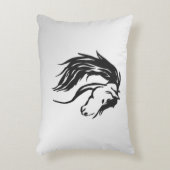 Noble Horse Head Dekokissen (Vorderseite(Vertikal))