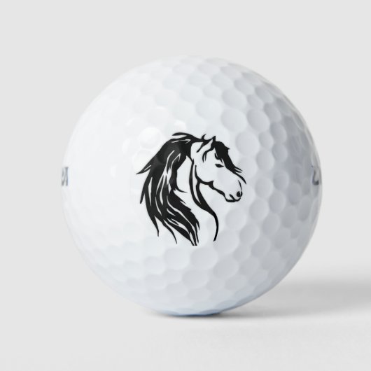 Noble Horse Head Golfball (Vorderseite)