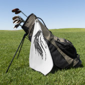 Noble Horse Head Golfhandtuch (Gras)
