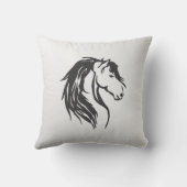 Noble Horse Head Kissen (Rückseite)