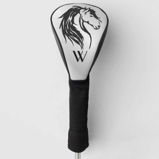 Noble Horse Head Personal Golf Headcover (Vorderseite)