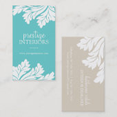 NOBLE INNENARCHITEKT-VISITENKARTE VISITENKARTE (Vorne/Hinten)