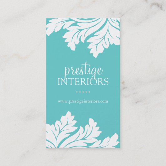 NOBLE INNENARCHITEKT-VISITENKARTE VISITENKARTE (Vorderseite)