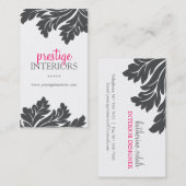 NOBLE INNENARCHITEKT-VISITENKARTE VISITENKARTE (Vorne/Hinten)