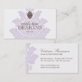 Noble Innenarchitekt-Visitenkarten Visitenkarte (Vorne/Hinten)