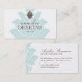 Noble Innenarchitekt-Visitenkarten Visitenkarte (Vorne/Hinten)