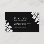 Noble Innenraum-Visitenkarte Visitenkarte (Rückseite)