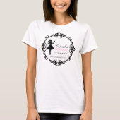 Noble Kuchen-Silhouette-Bäckerei T'Shirt T-Shirt (Vorderseite)
