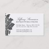 Noble Kuchen-Visitenkarte Visitenkarte (Rückseite)