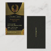 Noble Laurel Wreath Beruflich Visitenkarte (Vorne/Hinten)