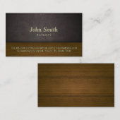 Noble Leder-u. Visitenkarte (Vorne/Hinten)