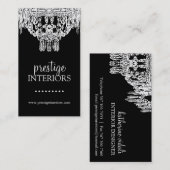 NOBLE LEUCHTER-VISITENKARTE VISITENKARTE (Vorne/Hinten)