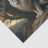 Noble Lion Decoupage Seidenpapier (Ausschnitt)