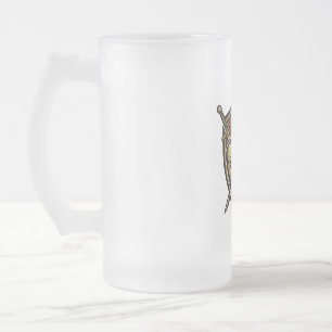 Noble-Löwenschild-Tasse Mattglas Bierglas