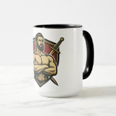 Noble-Löwenschild-Tasse Tasse (VorderseiteRechts)