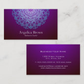 Noble Mandala-Visitenkarte Visitenkarte (Vorne/Hinten)