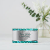 Noble Maskenbildner-Visitenkarten Visitenkarte (Stehend Vorderseite)