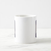 Noble Miezekatze-Katze auf rosa Roller Kaffeetasse (Mittel)