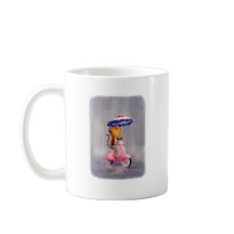 Noble Miezekatze-Katze auf rosa Roller