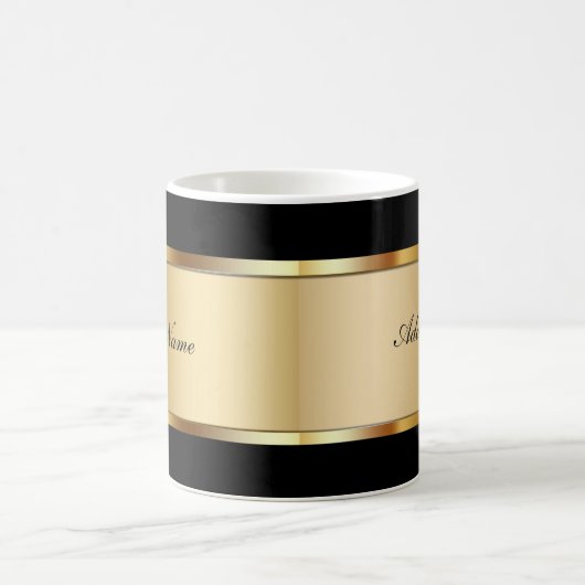 Noble Monogramm-Kaffee-Tassen Kaffeetasse (Mittel)