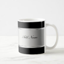 Noble Monogramm-Kaffee-Tassen