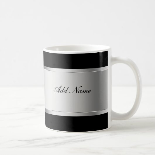 Noble Monogramm-Kaffee-Tassen Kaffeetasse (Rechts)