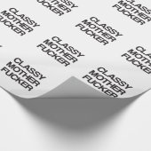 Noble Mutter Fu lustige unhöfliche offensive T - Geschenkpapier (Ecke)