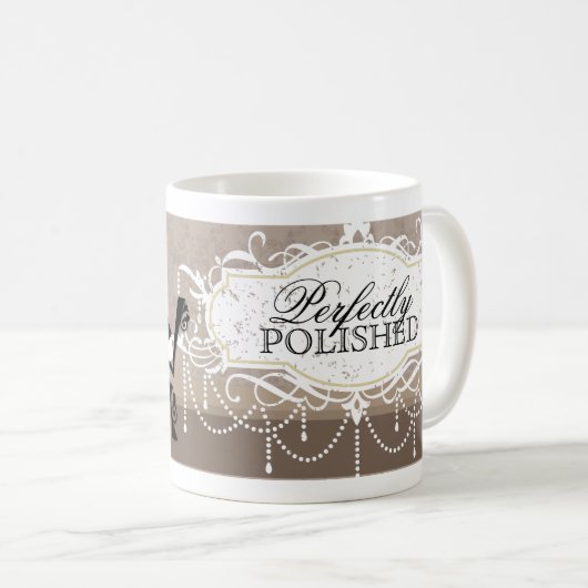 Noble Nagel-Salon-Kaffee-Tasse Kaffeetasse (VorderseiteRechts)