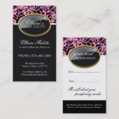 Noble Nagel-Salon-und Ästhetik-Visitenkarten Terminkarte (Vorne/Hinten)