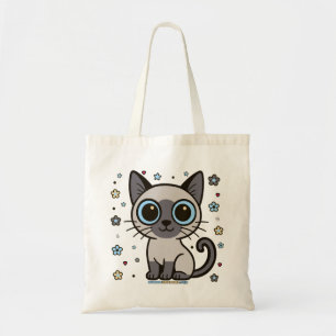 Noble Nora Floral Siamese Cat Tragetasche