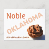 Noble Oklahoma Rose Rock Hauptstadt Fotografie Postkarte (Vorderseite)