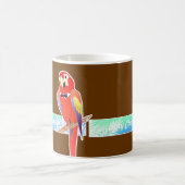 Noble Papageien-Tasse Kaffeetasse (Mittel)