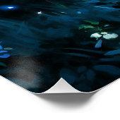 Noble Pegasus in der Nacht Poster (Ecke)