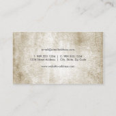 Noble Pfeife-Visitenkarte Visitenkarte (Rückseite)