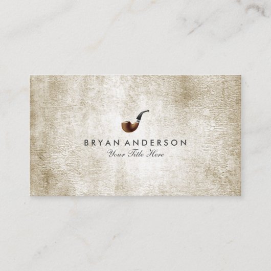 Noble Pfeife-Visitenkarte Visitenkarte (Vorderseite)