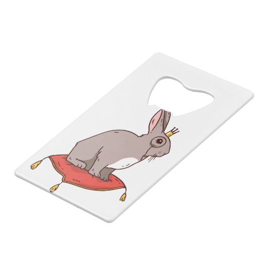 Noble Rabbit Geldbeutel Flaschenöffner (Rückseite Schrägansicht)