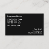 Noble Rechtsanwalts-Visitenkarten Visitenkarte (Rückseite)