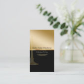 Noble Rechtsanwalts-Visitenkarten Visitenkarte (Stehend Vorderseite)